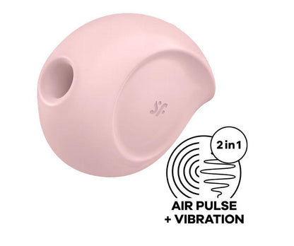 Satisfyer Sugar Rush - Air Pulse Stimulator Plus Vibration - Rose - My Sex Toy Hub