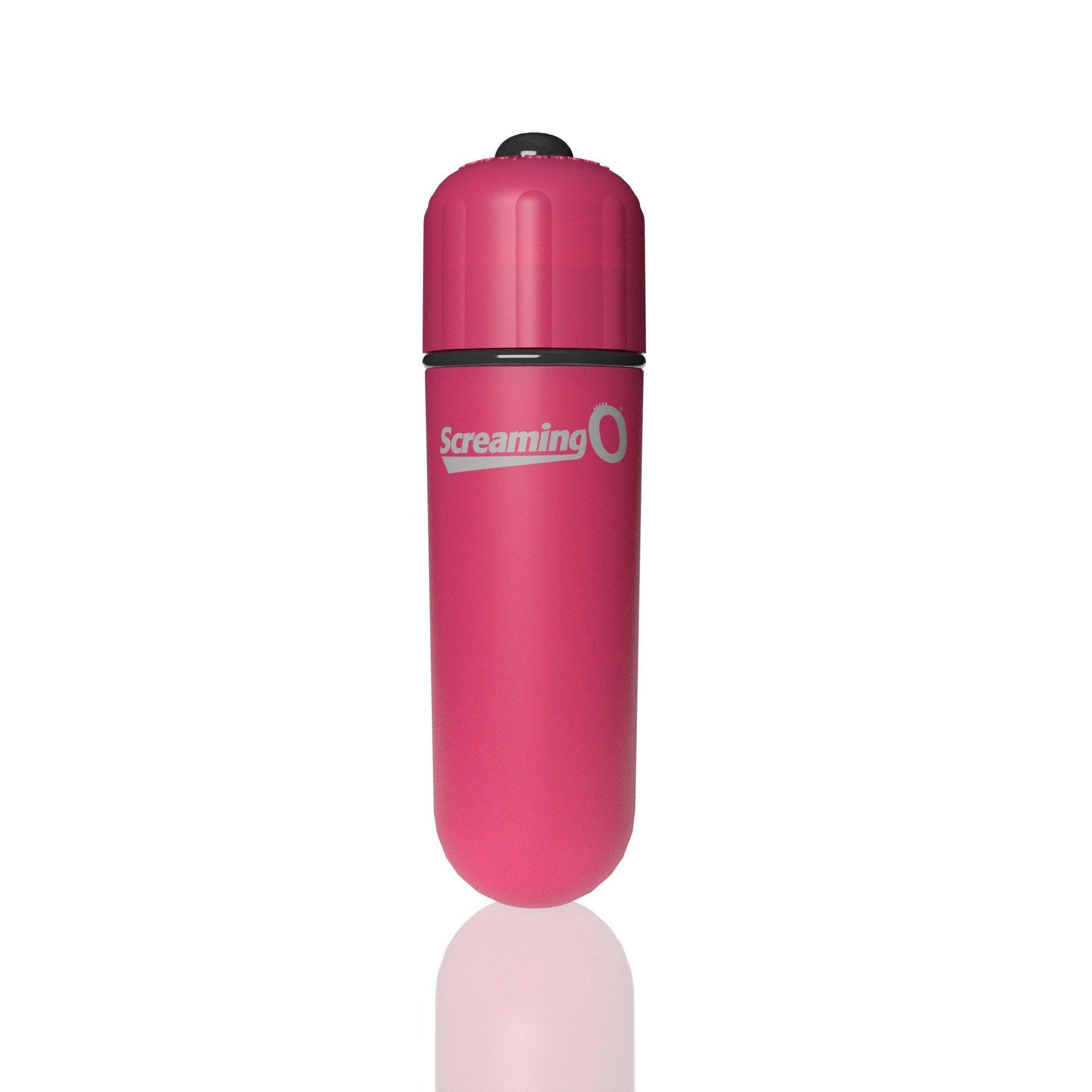 Screaming O 4b - Bullet - Super Powered One Touch Vibrating Bullet - Strawberry - My Sex Toy Hub