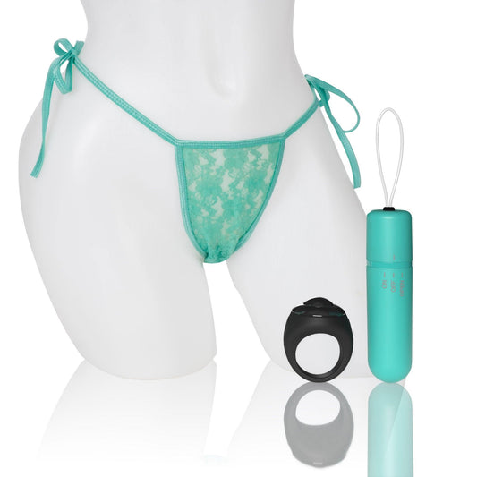 Screaming O 4t - Vibrating Panty Set With Remote Control Ring - Kiwi - My Sex Toy Hub