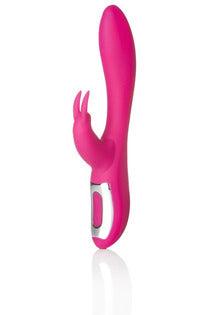 Sensuelle Femme Giselle 10+3 Function Rechargeable Rabbit Massager - Magenta - My Sex Toy Hub