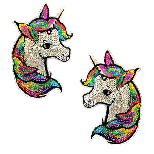 Sequin Sparkle Unicorn Nipztix Pasties - My Sex Toy Hub