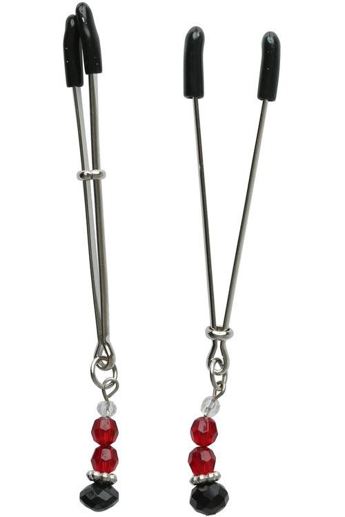 Sex and Mischief Ruby Black Nipple Clips - My Sex Toy Hub