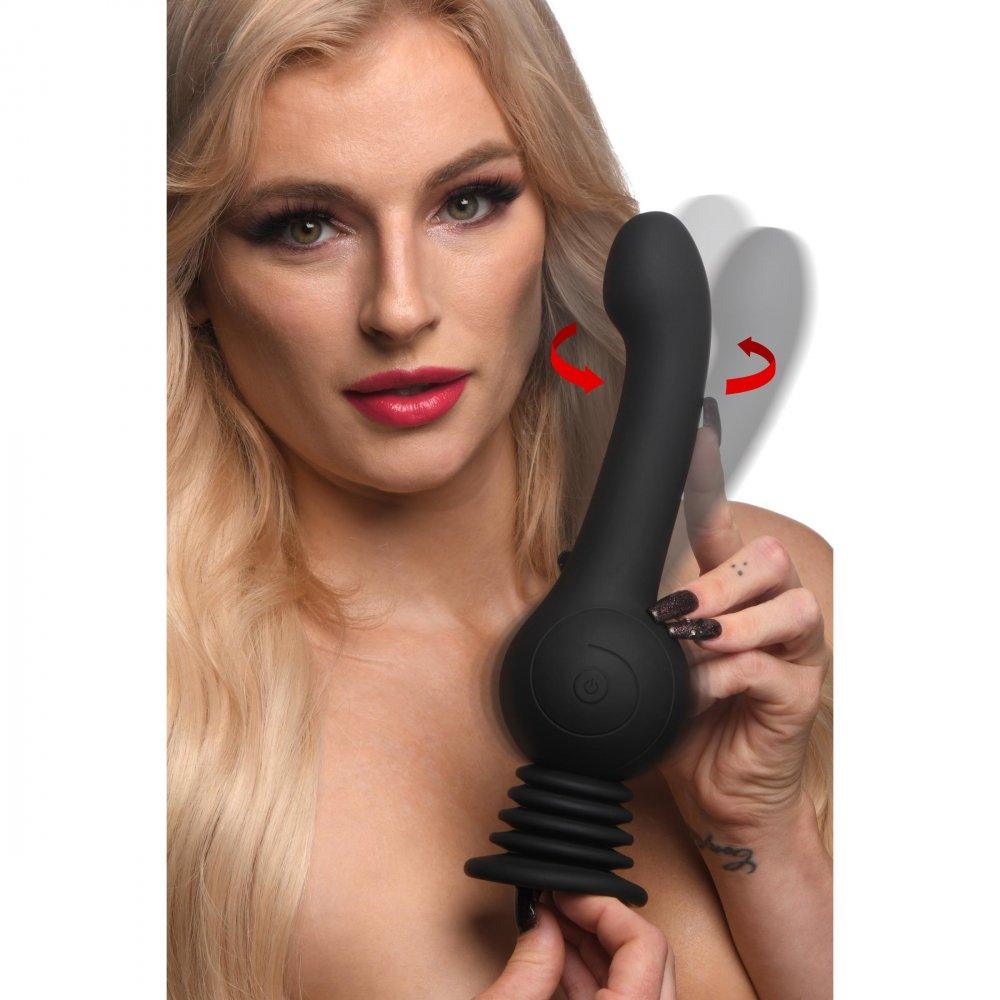 Sex Shaker Shaking Silicone Stimulator - Black - My Sex Toy Hub
