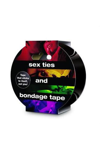 Sex Ties and Bondage Tape - Black - My Sex Toy Hub