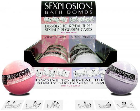 Sexplosion! Bath Bombs - Display - 6 Count - My Sex Toy Hub