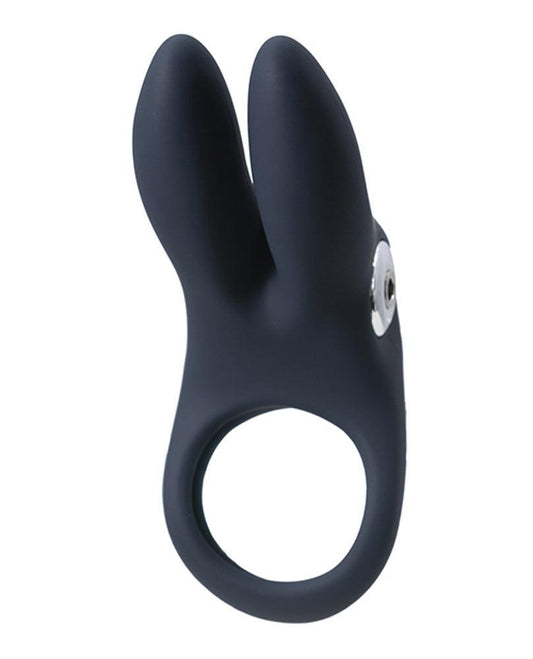 Sexy Bunny Rechargeable Ring - Black Pearl - My Sex Toy Hub
