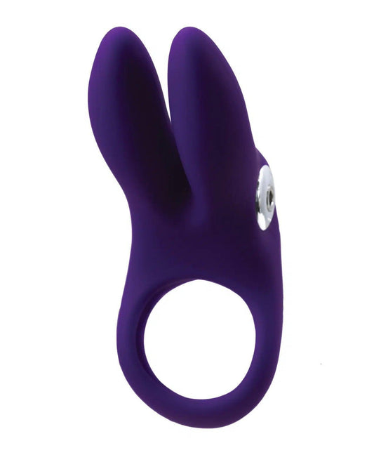 Sexy Bunny Rechargeable Ring - Deep Purple - My Sex Toy Hub