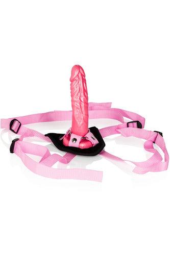 Shanes World Harness With Stud - Pink - My Sex Toy Hub