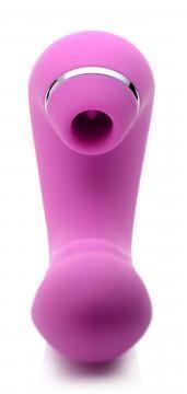 Shegasm 5 Star 10x Tapping G-Spot Vibe With Suction - Pink - My Sex Toy Hub