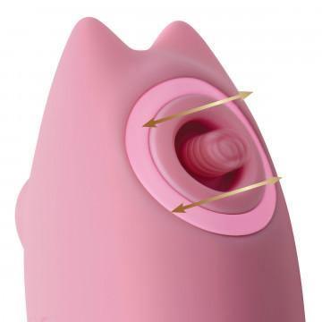 Shegasm Kitty Licker 5x Triple Clit Stimulator - Pink - My Sex Toy Hub