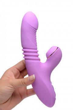 Shegasm Thrusting Suction Rabbit - Purple - My Sex Toy Hub