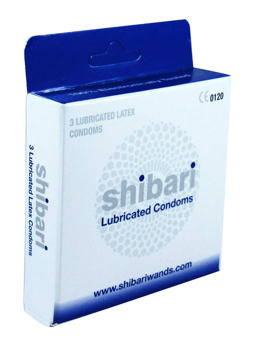 Shibari Lubricated Condoms - 3 Pack - My Sex Toy Hub