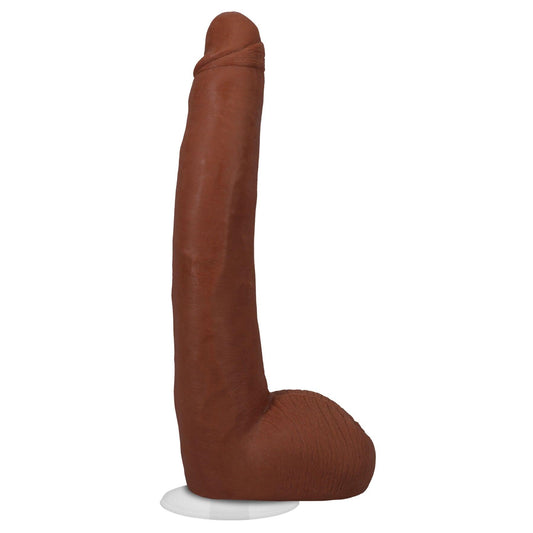 Signature Cocks - Alex Jones 11 Inch Cock With Removable Vac-U-Lock Suction Cup - Caramel - My Sex Toy Hub