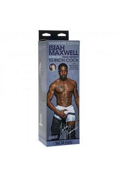 Signature Cocks - Isiah Maxwell - 10 Inch Ultraskyn Cock With Removable Vac-U-Lock Suction Cup - My Sex Toy Hub