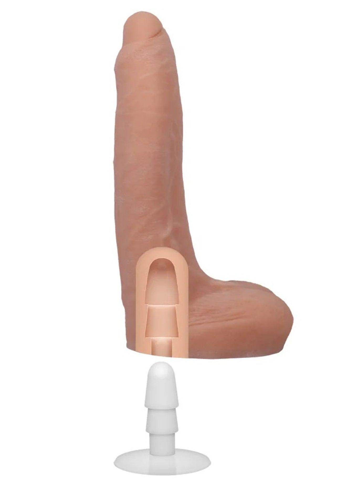 Signature Cocks - Owen Gray - 9 Inch Ultraskyn Cock With Removable Vac-U-Lock Suction Cup - Skin Tone - My Sex Toy Hub