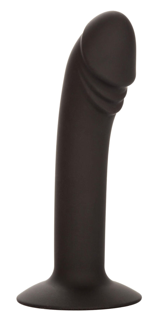Silicone Curved Anal Stud - Black - My Sex Toy Hub