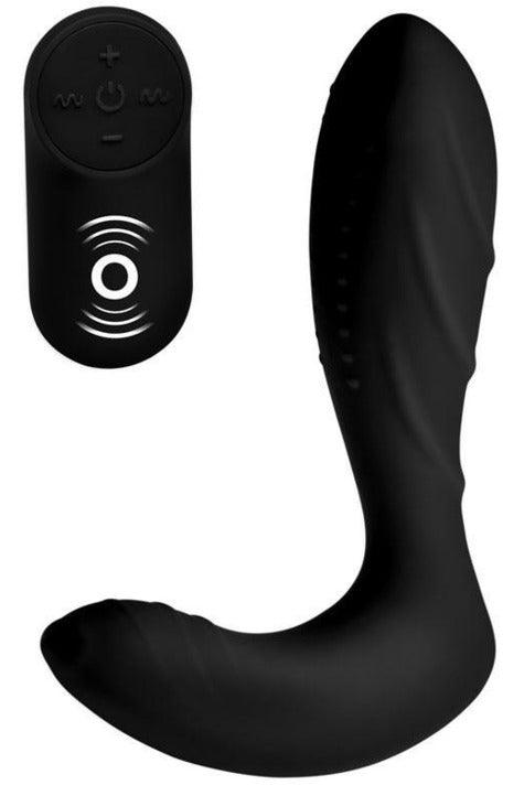 Silicone Prostate Vibrator With Remote Control - My Sex Toy Hub