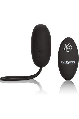 Silicone Remote Rechargeable Egg - Black - My Sex Toy Hub