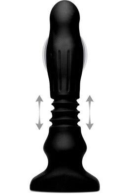 Silicone Swelling & Thrusting Plug With Remote Control - My Sex Toy Hub