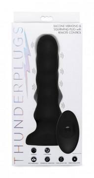 Silicone Vibrating & Squirming Plug With Remote Control - My Sex Toy Hub