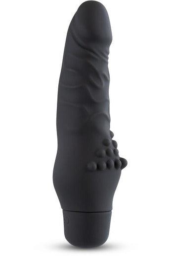 Silicone Willy's - Tex - 6.25 Inch Vibrating Dildo - Black - My Sex Toy Hub