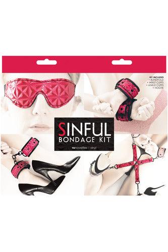 Sinful - Bondage Kit - Pink - My Sex Toy Hub