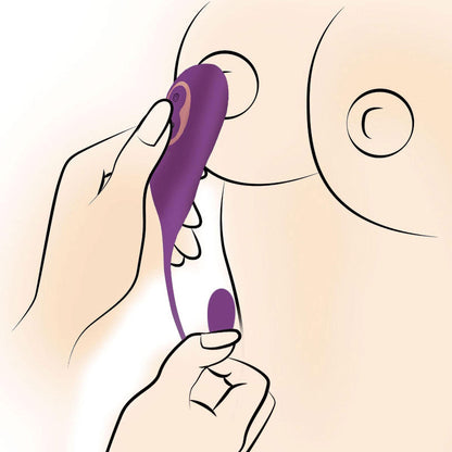 Slim Pulse 7x Pulsing Clit Stimulator and Vibrating Egg - Purple - My Sex Toy Hub