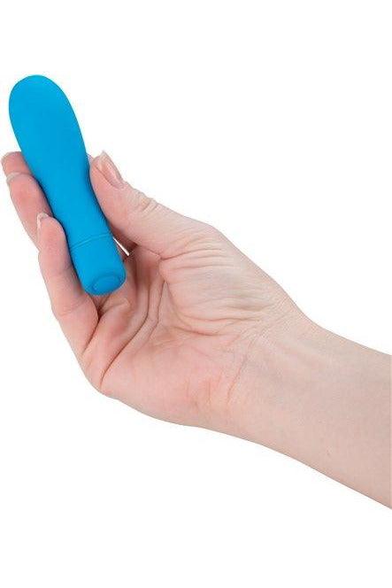 Soft Rain Power Bullet 3 Inch Breeze Coated 7 Function - Blue - My Sex Toy Hub