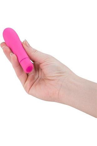 Soft Rain Power Bullet 3 Inch Breeze Coated 7 Function - Pink - My Sex Toy Hub