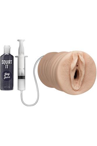 Squirt It - Squirting Pussy Stroker With Joy Juice - Vanilla - My Sex Toy Hub