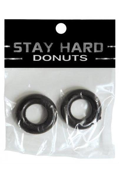 Stay Hard Donuts - 2pack - Black - My Sex Toy Hub