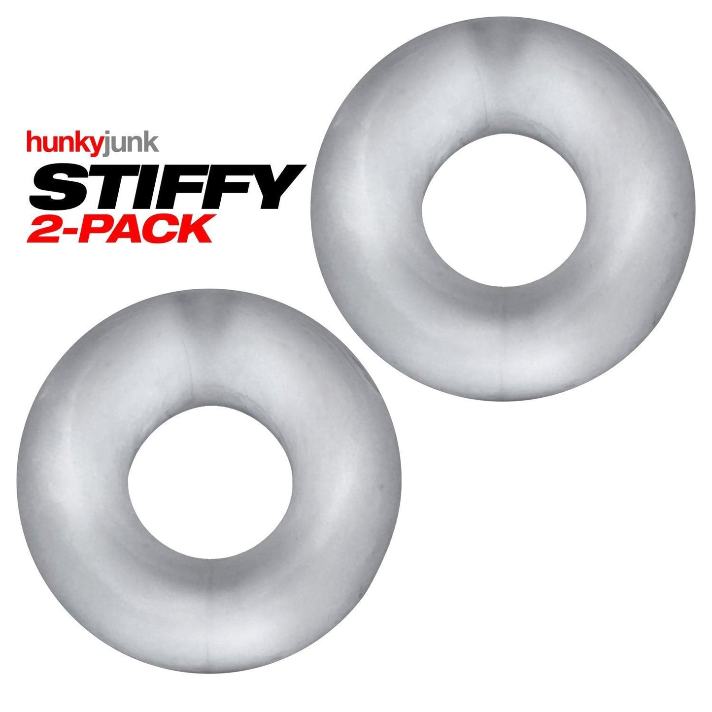 Stiffy 2-Pack Bulge-Rings - Clear Ice - My Sex Toy Hub