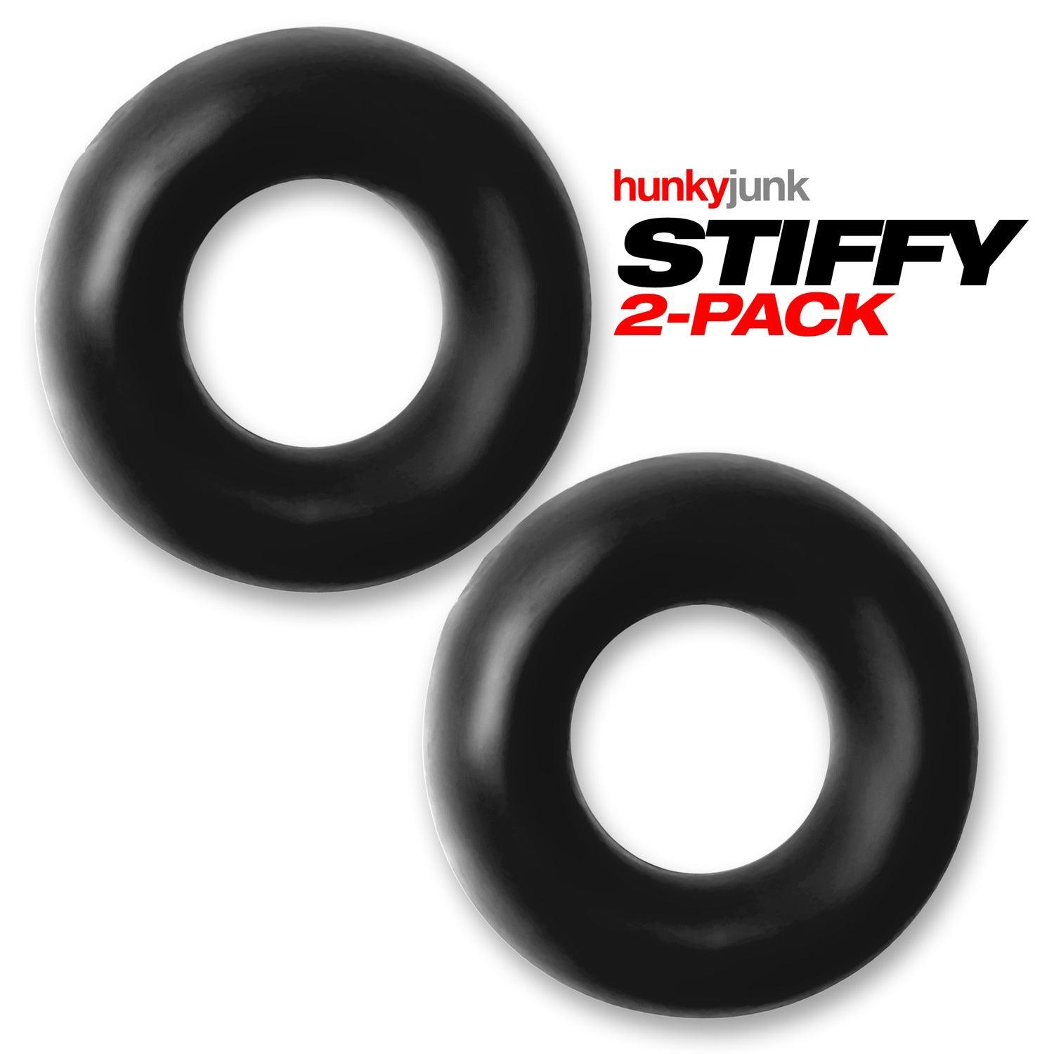 Stiffy 2 -Pack Bulge-Rings - Tar Ice - My Sex Toy Hub