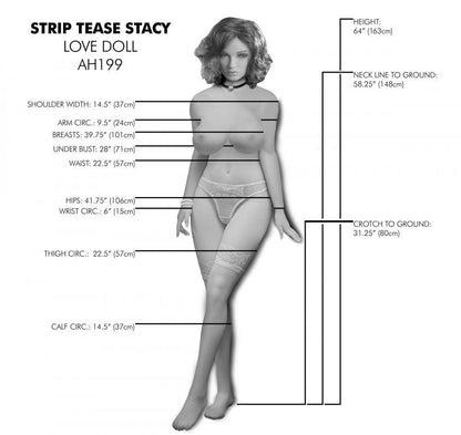 Strip Tease Stacy Realistic Female Sex Doll - My Sex Toy Hub