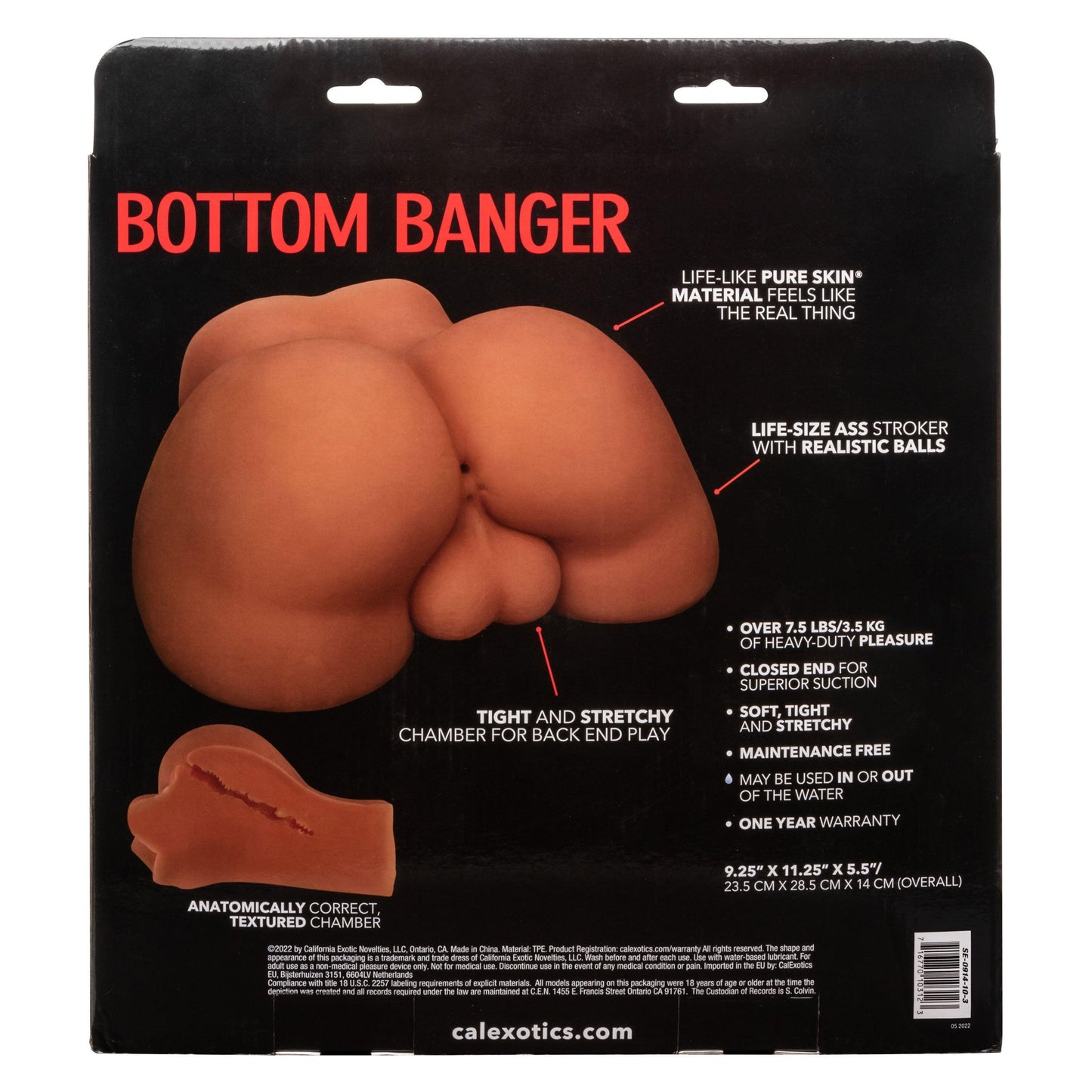 Stroke It Bottom Banger - Brown - My Sex Toy Hub