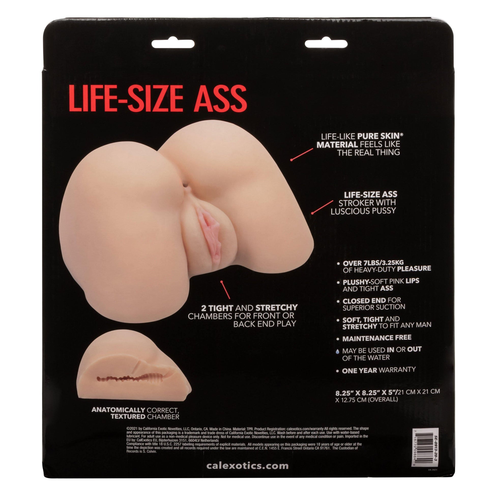 Stroke It Life-Size Ass - Ivory - My Sex Toy Hub