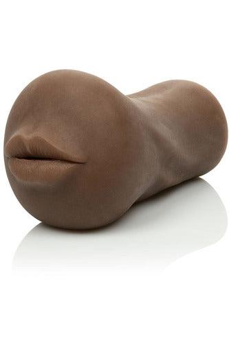 Stroke It Mouth - Brown - My Sex Toy Hub