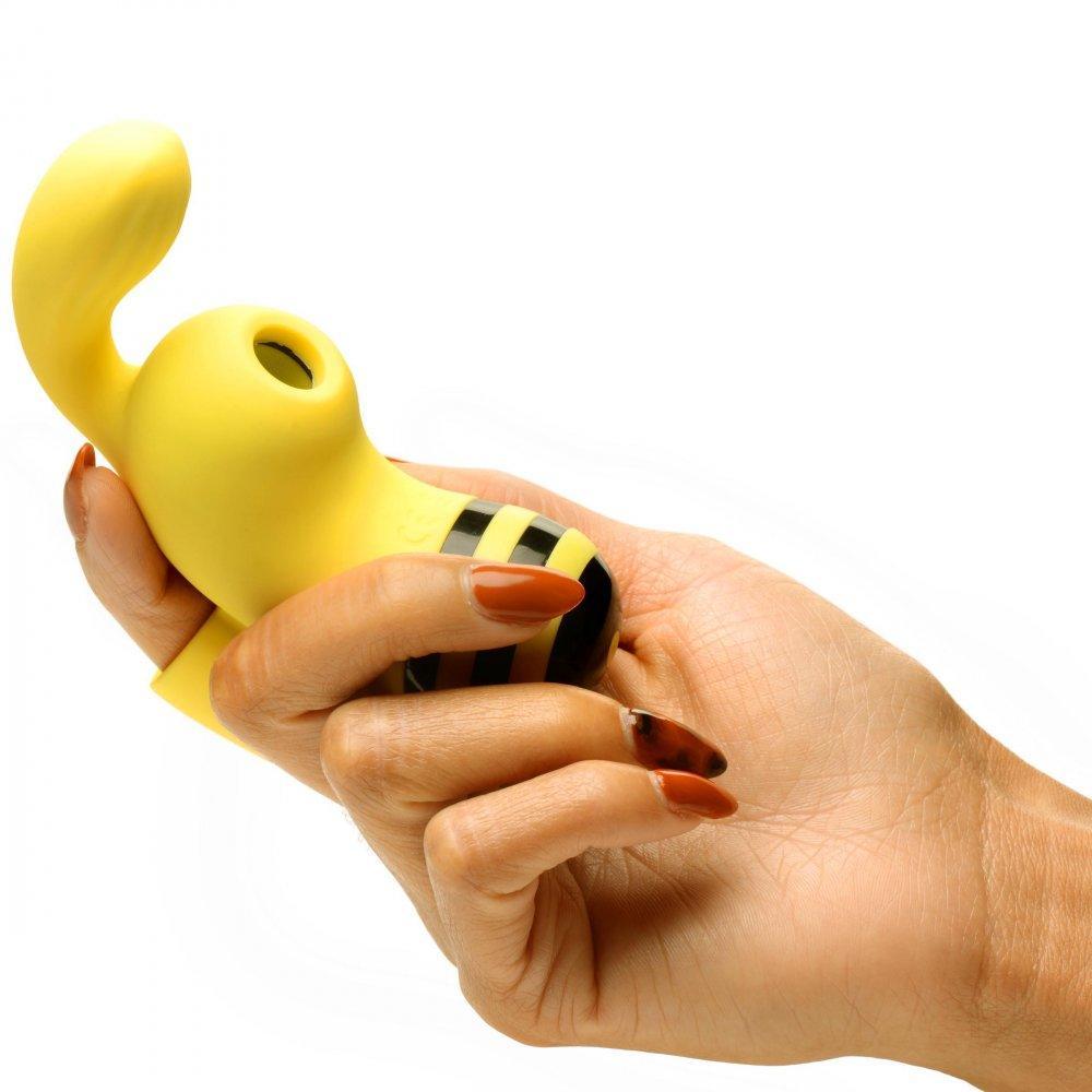 Sucky Bubble Bee Clitoral Stimulating Finger Vibe - My Sex Toy Hub
