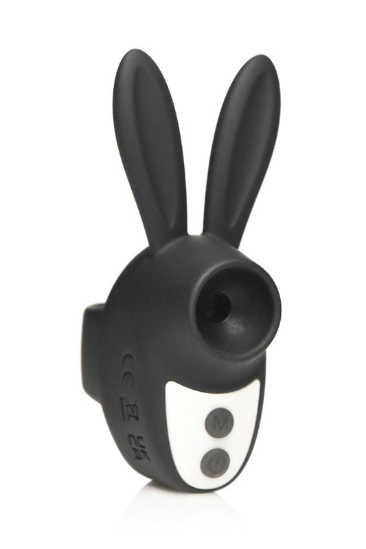 Sucky Bunny Clit Stimulator - Black - My Sex Toy Hub