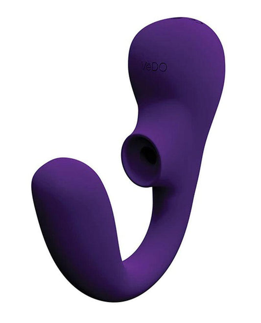 Suki Plus Rechargeable Dual Sonic Vibe - Deep Purple - My Sex Toy Hub
