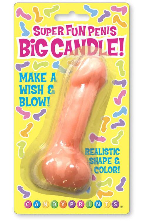 Super Fun Big Penis Candle - Pink - My Sex Toy Hub