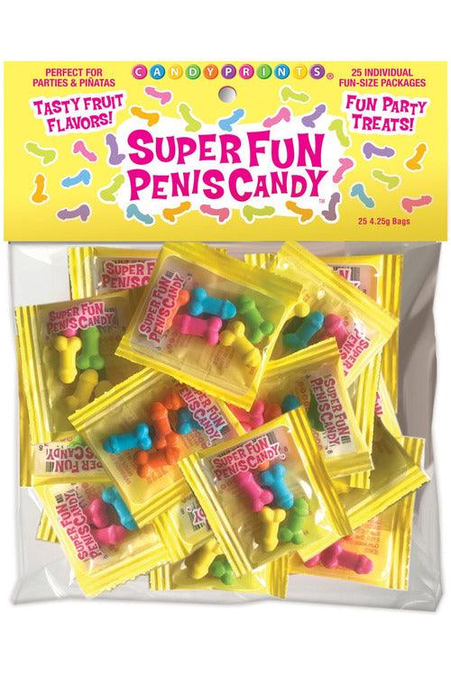 Super Fun Penis Candy 25 Individual Fun-Size Packages - My Sex Toy Hub