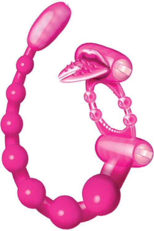 Super Xtreme Vibe Scorpion With Dual Stinger Anal Vibe - Magenta - My Sex Toy Hub
