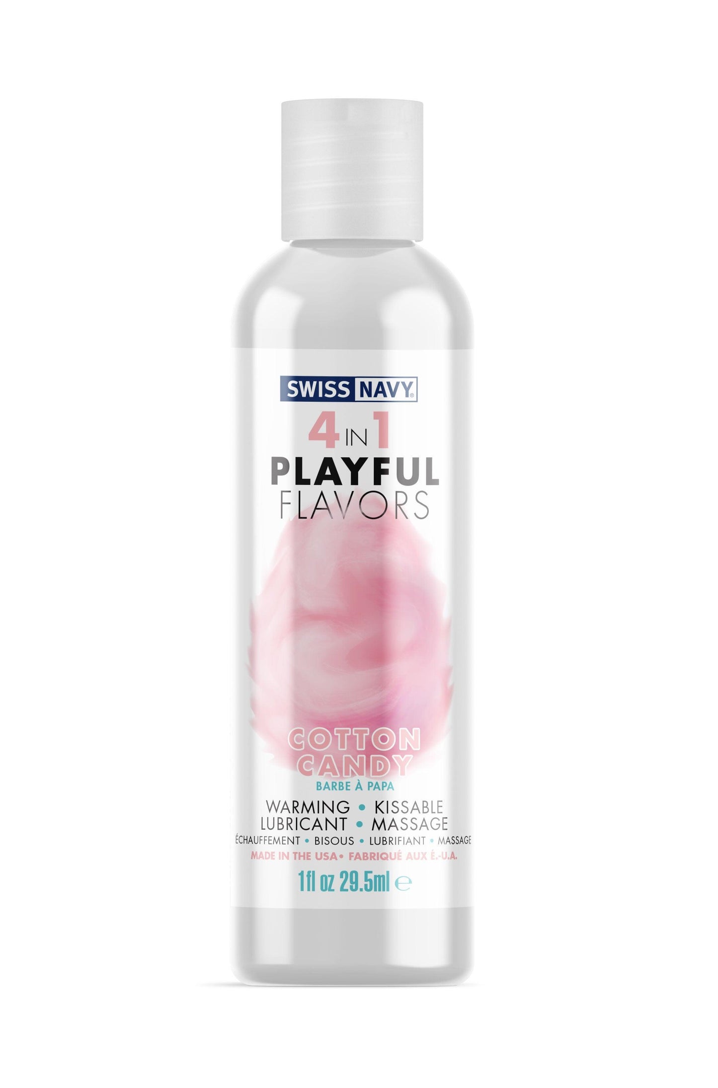 Swiss Navy 4-in-1 Playful Flavors - Cotton Candy 1 Oz - My Sex Toy Hub