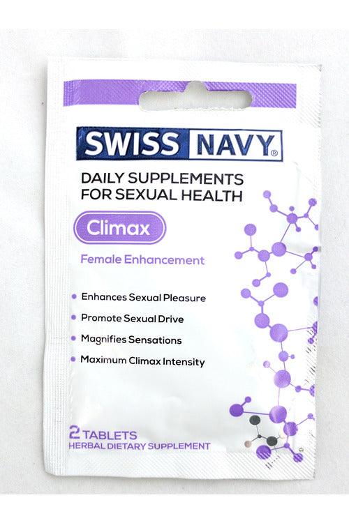 Swiss Navy Climax Female Enhancement - 2 Count Single Pack - My Sex Toy Hub