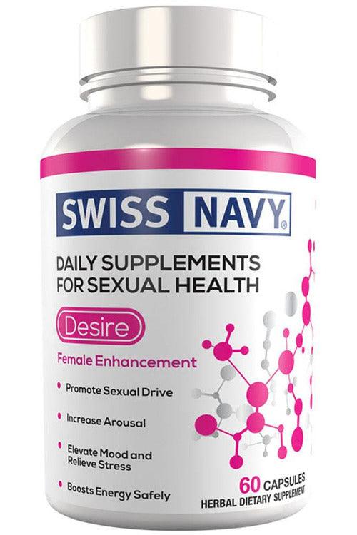 Swiss Navy Desire Female Enhancement - 60 Ct - My Sex Toy Hub