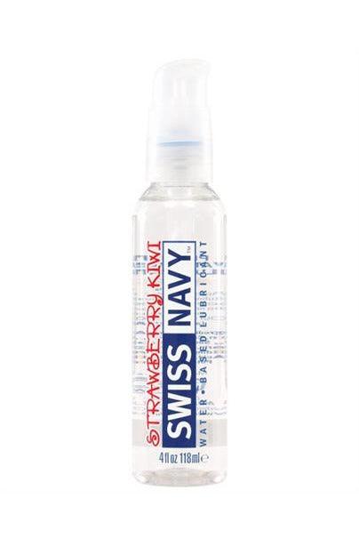 Swiss Navy Flavors Water Based Lubricant - Strawberry Kiwi 4 Fl. Oz. - My Sex Toy Hub