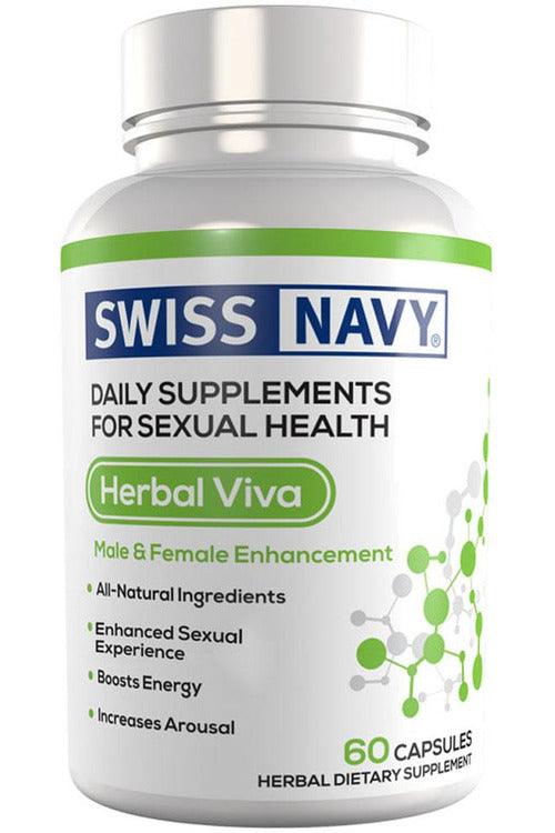 Swiss Navy Herbal Viva Him & Her Enchancement 60 Ct - My Sex Toy Hub