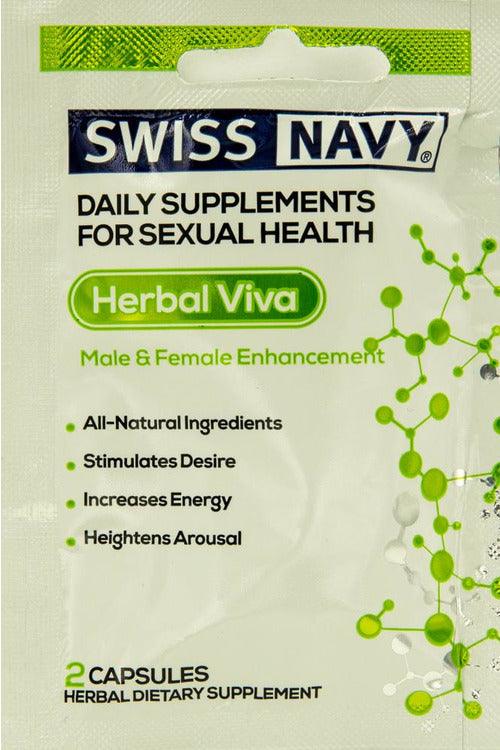 Swiss Navy Herbal Viva Him & Her Enhancement - 2 Ct - My Sex Toy Hub