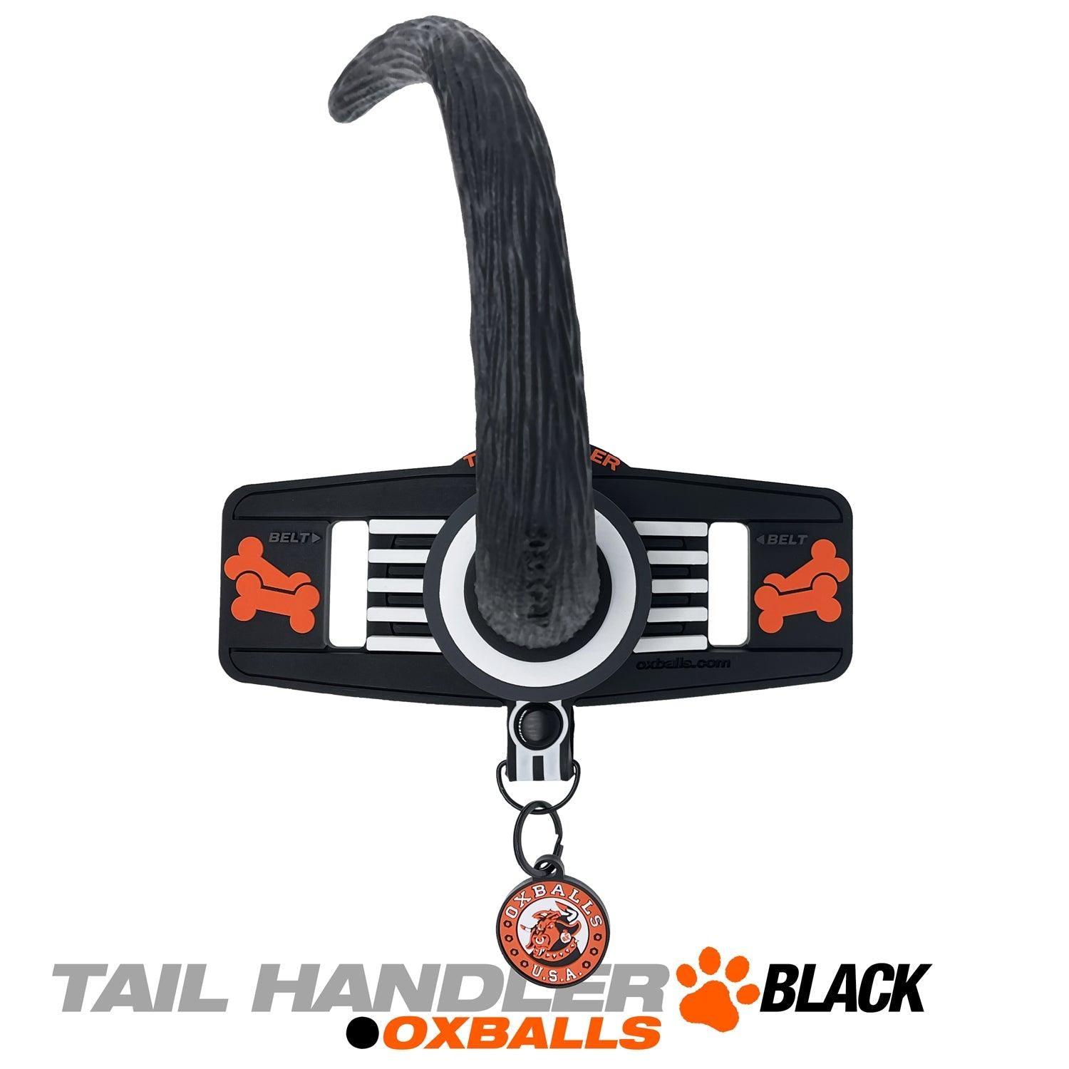 Tail Handler - Belt Strap Show Tail - Black - My Sex Toy Hub